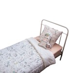 Couette imprimee + coussin + taie 140 x 200 cm Lili la licorne