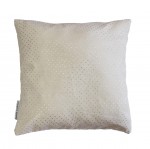 Housse de coussin 40 x 40 cm Suede argent beige