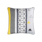 Coussin passepoil 40 x 40 cm Yellow mix