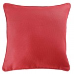 Coussin coton uni 40 x 40 cm Panamas corail