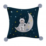 Coussin Petit astronaute a pompons