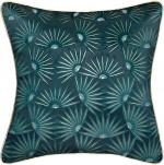 Housse de Coussin 40 x 40 cm velours orage