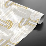 Nappe Toile cire au mtre Geogold