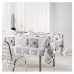 Nappe en polyester 150 x 240 cm Clarte blanc