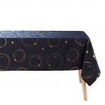 Nappe rectangle 150 x 240 cm Fete etoilee bleu