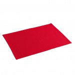 Set de table en coton uni 33 x 45 cm Chatouille rouge