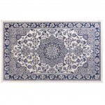 Tapis rectangle 68 x 110 cm Cherine bleu