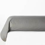 Taie de traversin 85 x 185 cm Horizon Gris souris