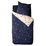 Housse de couette reversible + 1 taie 140 x 200 cm Voyage dans l espace