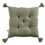 Coussin de chaise Assise matelasse 40 x 40 cm Gaia romarin