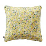 Coussin dehoussable en gaze de coton 45 x 45 cm Manon fleuri