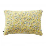 Coussin dehoussable en gaze de coton 40 x 60 cm Manon fleuri