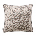 Coussin dehoussable en gaze de coton 45 x 45 cm Leopard Leonie