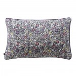 Coussin dehoussable en gaze de coton 40 x 60 cm Malia en fleurs