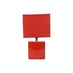 Lampe pied carre mat plusieurs coloris disponible