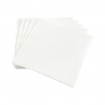 Lot de 20 serviettes en papier 33 x 33 cm Tendance Uni blanc