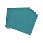 Lot de 20 serviettes en papier 33 x 33 cm Tendance Uni emeraude