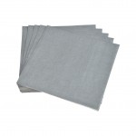 Lot de 20 serviettes en papier 33 x 33 cm Tendance Uni gris