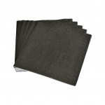 Lot de 20 serviettes en papier 33 x 33 cm Tendance Uni noir