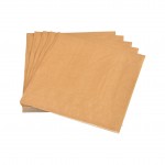 Lot de 20 serviettes en papier 33 x 33 cm Tendance Uni marron