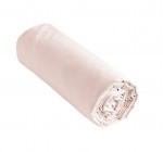 Drap housse ambre rose 200 x 200 cm