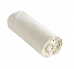 Drap housse ambre creme 90 x 190 cm