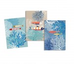 Lot de 3 Torchons Poissons des mers