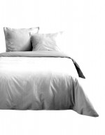 Housse de couette 200 x 200 cm uni Blanc