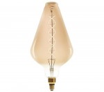 Ampoule LED pyramide VA188 filament torsad ambre