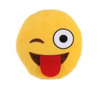 Peluche coussin Emoji Clin d'oeil