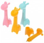 1 Stylo  bille Girafe colore