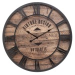 Horloge vintage design 80 cm