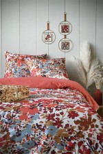 Housse de couette + taies Explosion florale