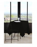 Nappe carree 180 x 180 cm Nels Noir