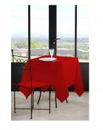 Nappe carree 180 x 180 cm Nels Rouge