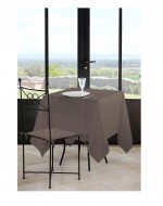 Nappe carree 180 x 180 cm Nels Taupe