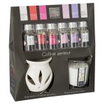 Coffret senteur bougie encens vanille